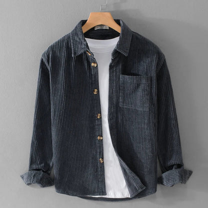 Victor | Men's Corduroy Shirt Jacket - Perfect for Casual Layering