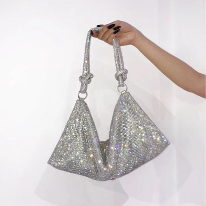 Mira | Women's Sparkle Bag - Glamorous Rhinestone Evening Handbag