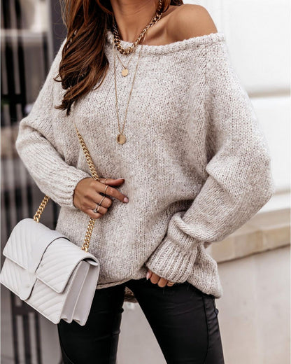 Aisha | Women's Knitted Loose Winter Sweater – Cozy, Warm & Effortlessly Stylish