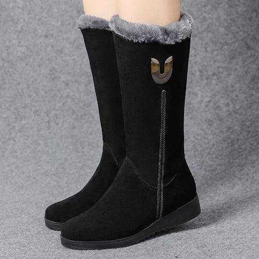 Erika | Women's Winter Boots – Fleece-Lined, Cozy & Anti-Slip Sole