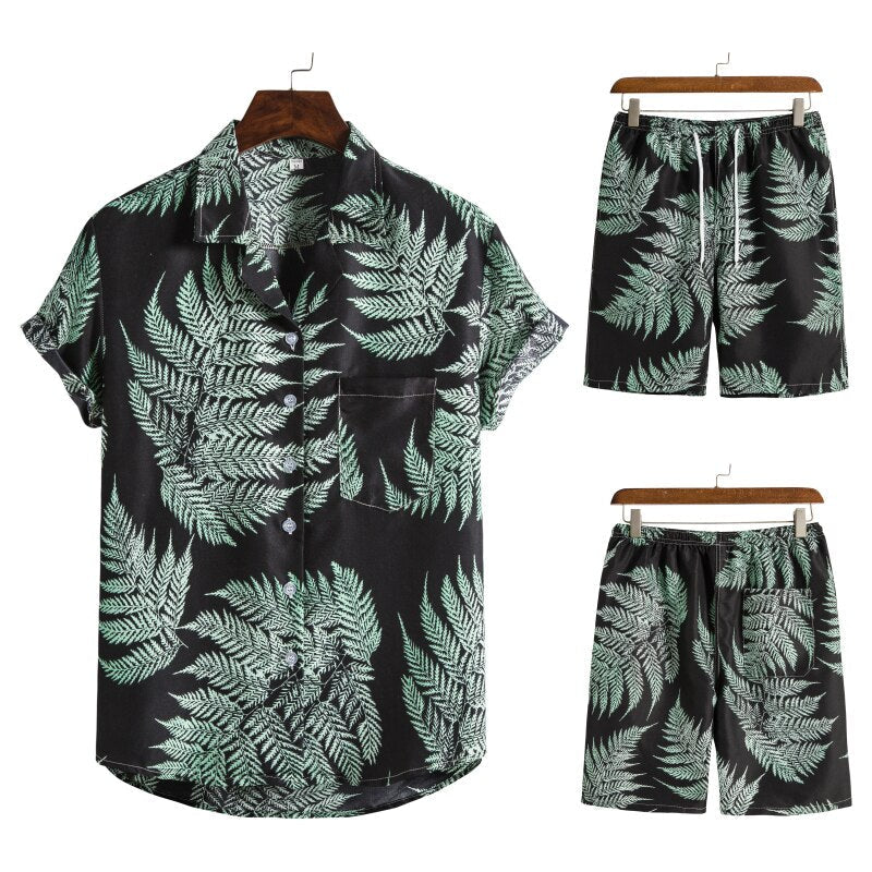 Ahmed | Men's Hawaiian Shirt & Shorts Set – Vibrant, Breezy & Perfect for Summer