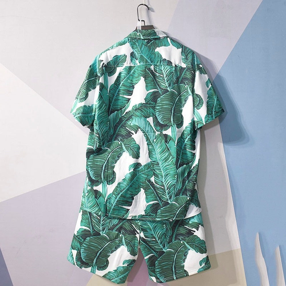 Albert | Men's Tropical Shirt & Shorts Set – Vibrant & Breezy Summer Outfit