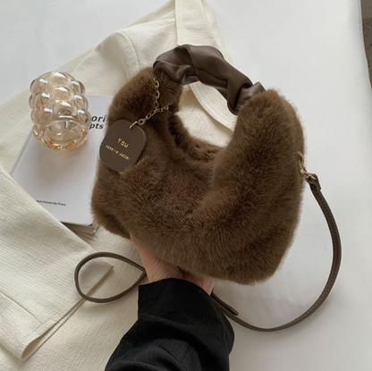 Kendra | Women's Fluffy Plush Handbag – Soft, Cozy & Stylish for Any Occasion