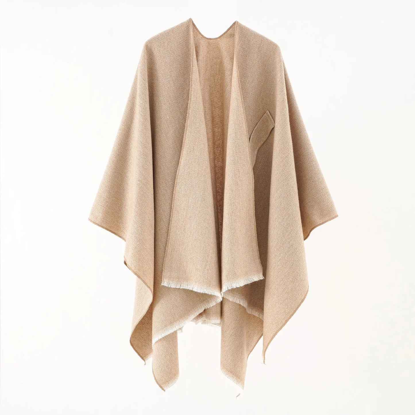 Paige | Women's Cashmere Poncho – Retro & Stylish Shawl Cloak for Cozy Elegance