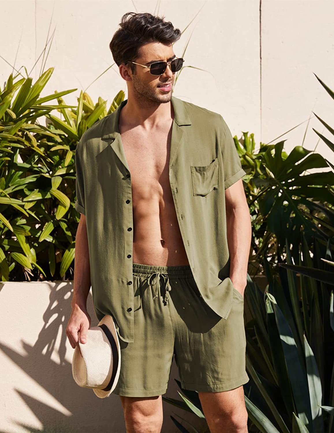 Lennon | Men's Casual 2-Piece Outfit – Breathable, Relaxed & Perfect for Everyday Wear