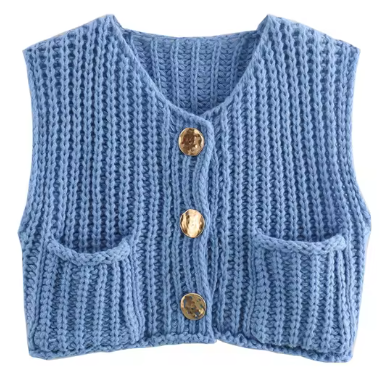 Violet | Women's Soft Knit Sweater Vest – Lightweight, Trendy & Ultra-Comfortable