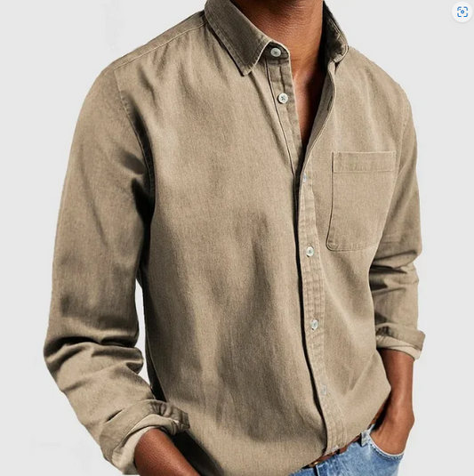 Sonny | Men's Classic Long-Sleeve Shirt – Stylish, Comfortable & Versatile