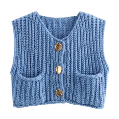 Violet | Women's Soft Knit Sweater Vest – Lightweight, Trendy & Ultra-Comfortable