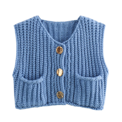 Violet | Women's Soft Knit Sweater Vest – Lightweight, Trendy & Ultra-Comfortable