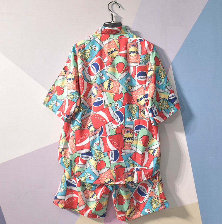 Albert | Men's Tropical Shirt & Shorts Set – Vibrant & Breezy Summer Outfit