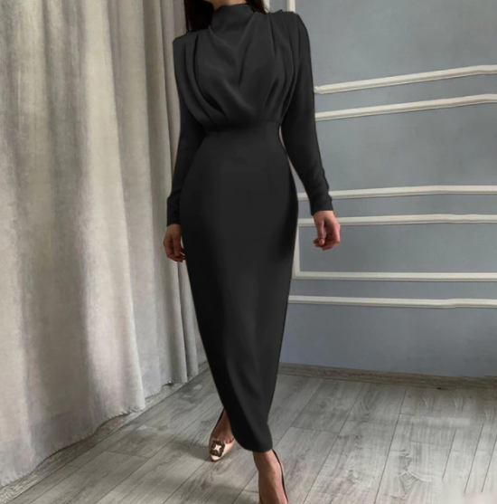 Carrie | Women's Elegant Long Dress – Soft, Breathable & Flattering Fit