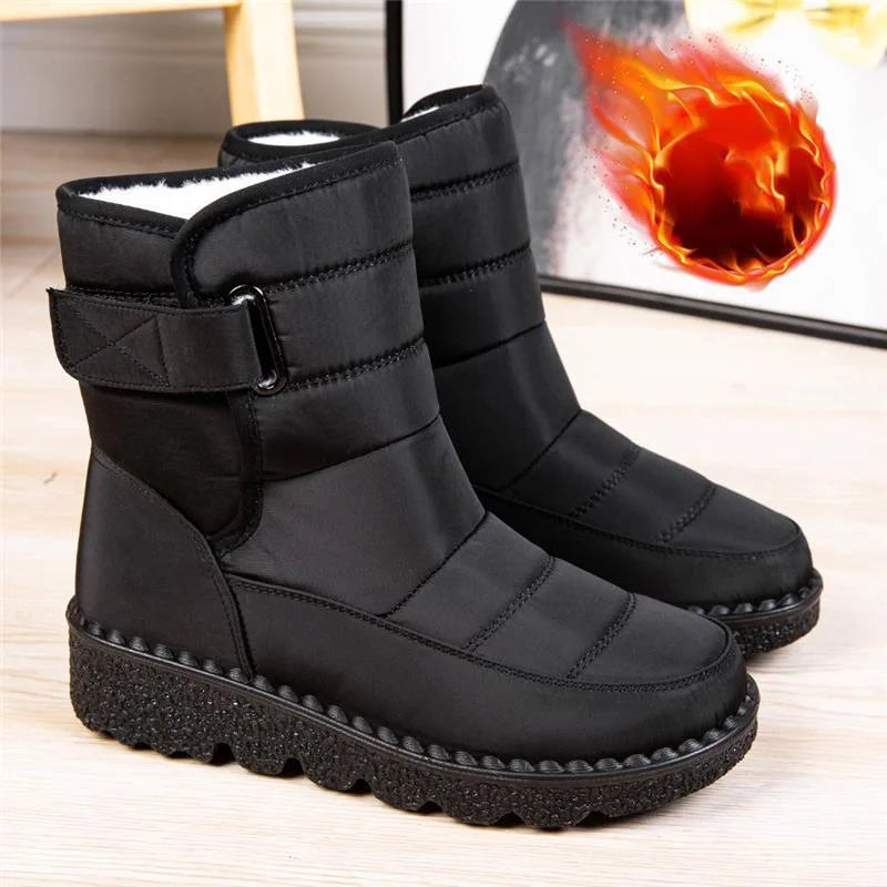 Selene | Women's Waterproof Winter Boots – Fur-Lined & Anti-Slip Sole