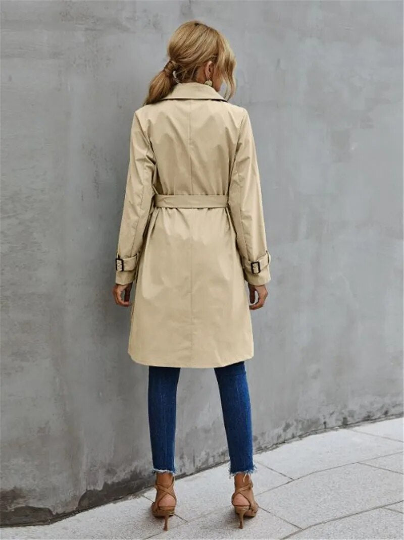 Maiah | Women's Classic Trench Coat – Timeless, Elegant & Perfect for Any Occasion