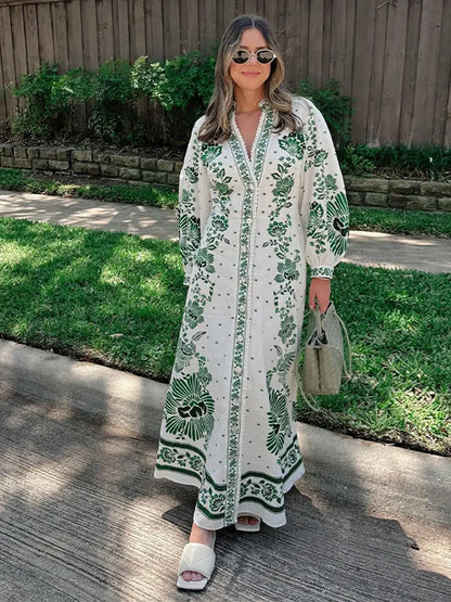 Ophelia|  Women's Breathable Boho Maxi Dress – Perfect for Summer