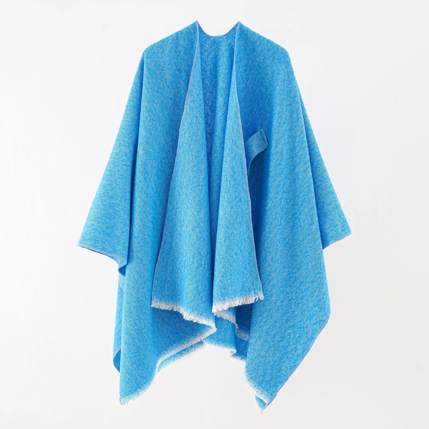 Paige | Women's Cashmere Poncho – Retro & Stylish Shawl Cloak for Cozy Elegance