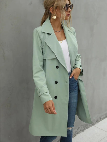 Maiah | Women's Classic Trench Coat – Timeless, Elegant & Perfect for Any Occasion