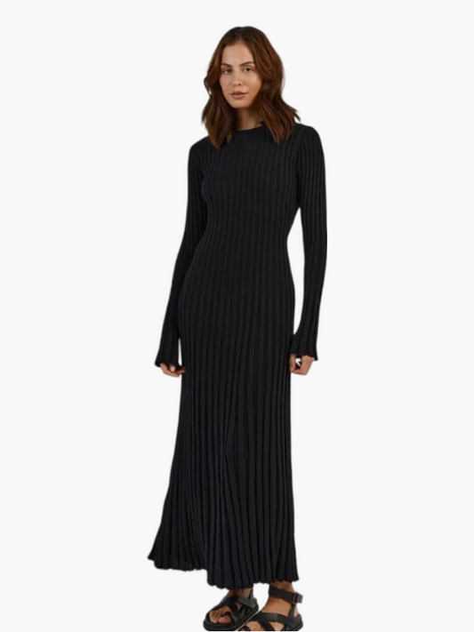 Maisie | Classic Long Knitted Dress for Women