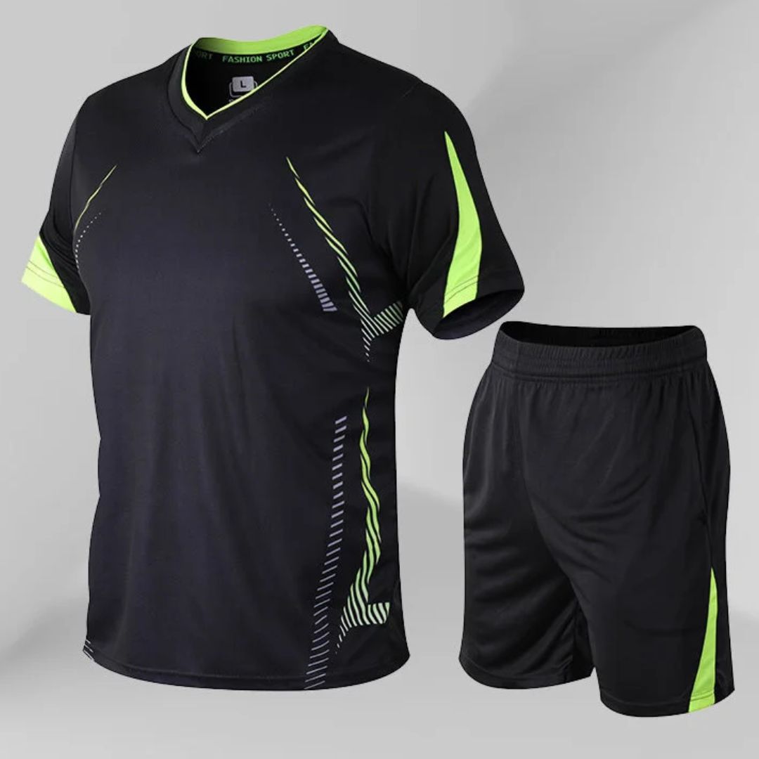 Troy | Men's Sportswear Set – Breathable T-Shirt & Quick-Dry Shorts for Active Performance