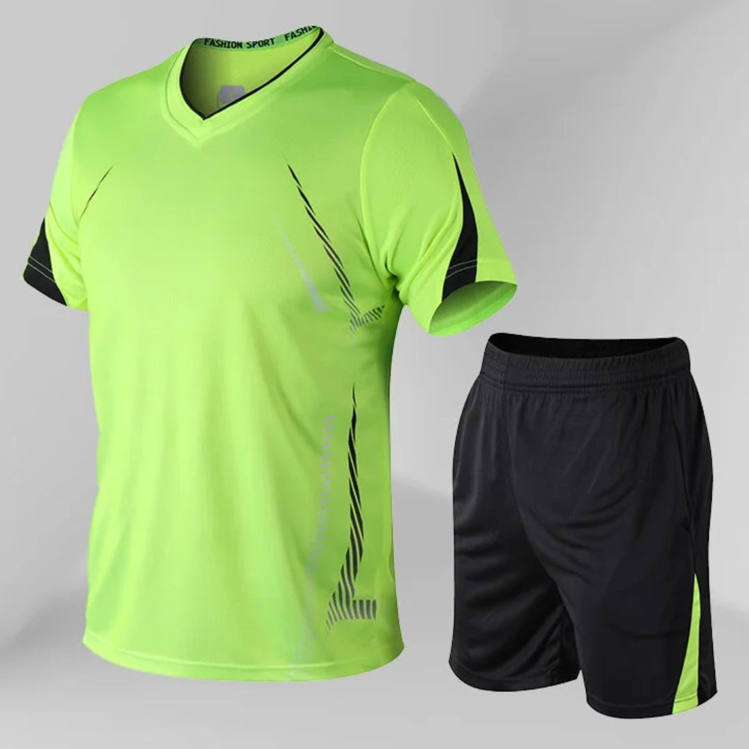 Troy | Men's Sportswear Set – Breathable T-Shirt & Quick-Dry Shorts for Active Performance