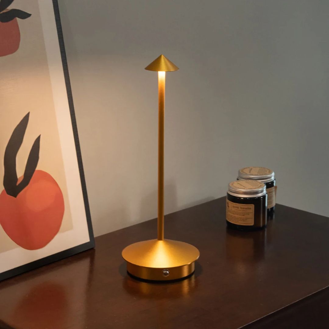 Orion | Minimalist LED Table Lamp – Adjustable Brightness & USB Rechargeable