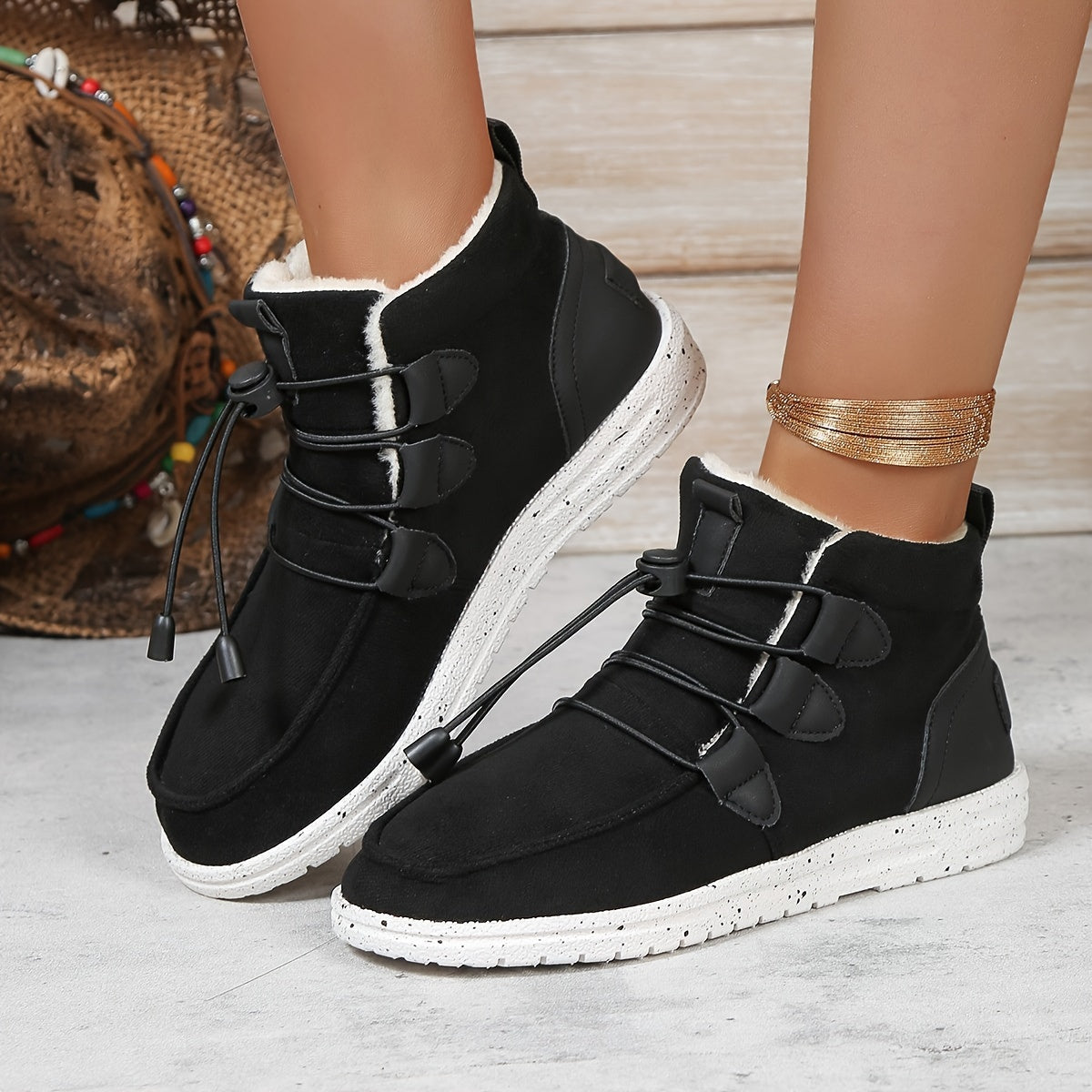 Dakota | Women's Winter Sneaker Boots – Plush Lining & All-Terrain Grip