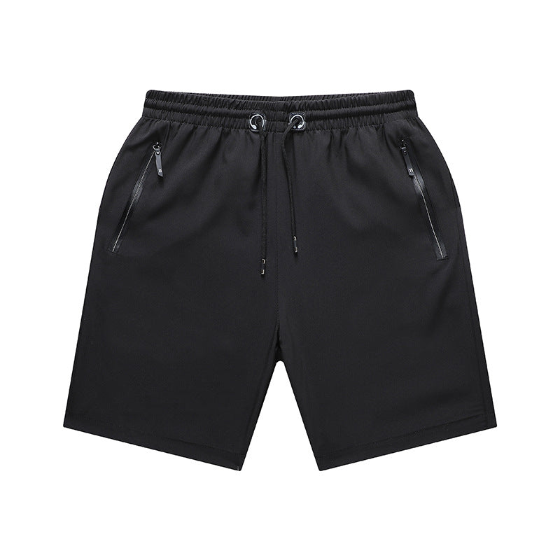 Azrael | Men's Plus Size Stretch Shorts – Breathable Fabric & Zipper Pockets