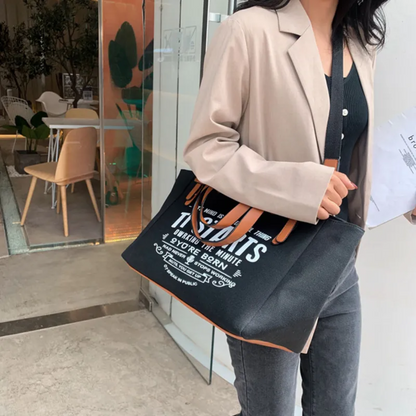 Elowen | Women's Large Tote Bag - Casual & Trendy Canvas Bag