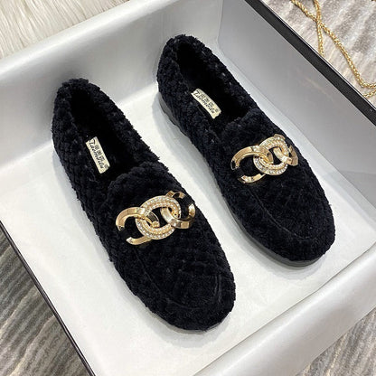 Lilly | Women's Winter Plush Loafers – Cozy, Warm & Effortlessly Chic