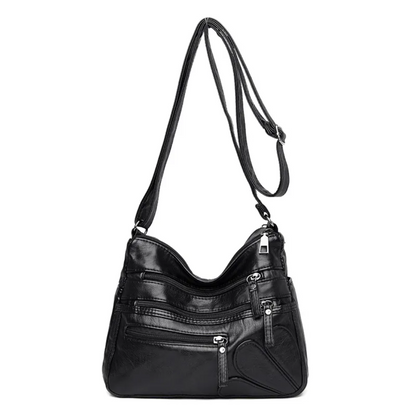 Claire | Women's Shoulder Bag - Practical Vintage Design with Multi-Layer Pockets