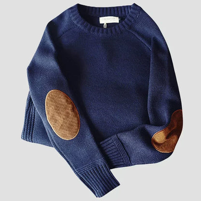 Jeroen | Men's Warm Pullover with Round Neck - Casual Loose-Fit Sweater