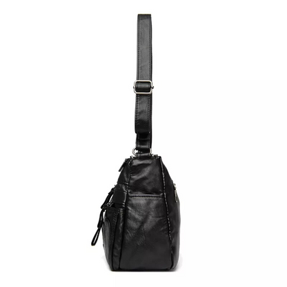 Claire | Women's Shoulder Bag - Practical Vintage Design with Multi-Layer Pockets