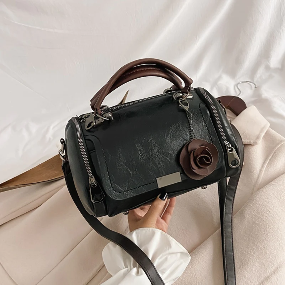 Olive | Women's Boston Bag - Chic & Versatile with Retro Elegance