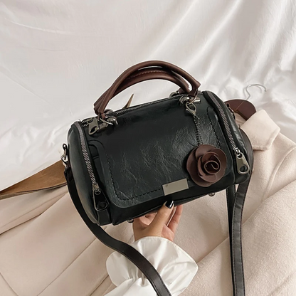 Olive | Women's Boston Bag - Chic & Versatile with Retro Elegance