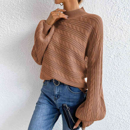 Sylvara | Cozy Cable Knit Sweater for Women Warm Fashion