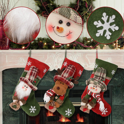 Festive | Christmas Sock Décor – Classic, Cozy & Perfect for Holiday Cheer