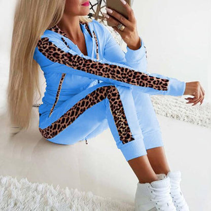 Gretchen | Women's Leopard Print Tracksuit – Trendy, Cozy & Ultra-Stylish