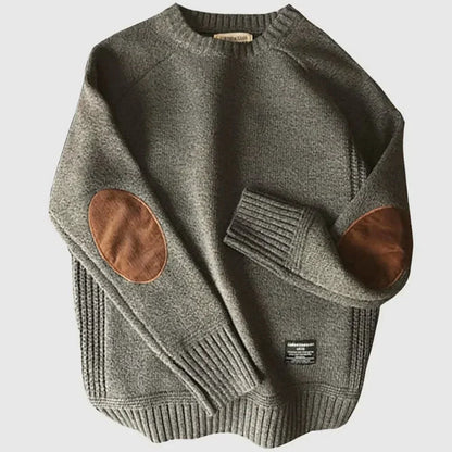 Jeroen | Men's Warm Pullover with Round Neck - Casual Loose-Fit Sweater