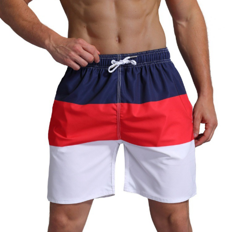 Derrick | Men's Striped Swimming Shorts – Classy, Comfortable & Adjustable Drawstring