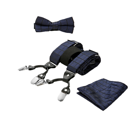 Sebastian | Men's Suspender and Bow Tie Set – Classic, Adjustable & Timelessly Stylish