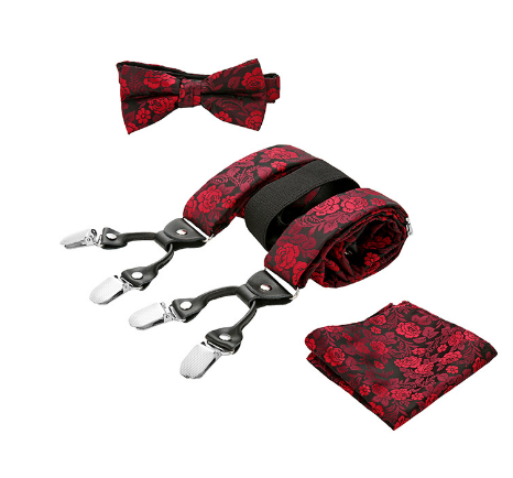 Sebastian | Men's Suspender and Bow Tie Set – Classic, Adjustable & Timelessly Stylish