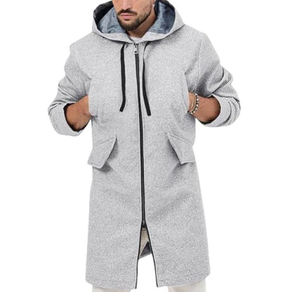 Barrett | Stylish Mid-Length Hooded Jacket for Men