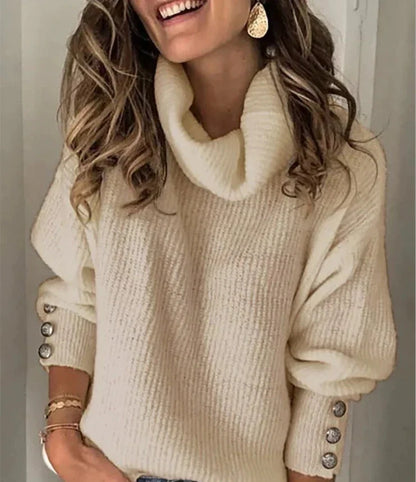 Sidney | Women's Soft Knit Turtleneck Sweater – Classic, Comfortable & Trendy