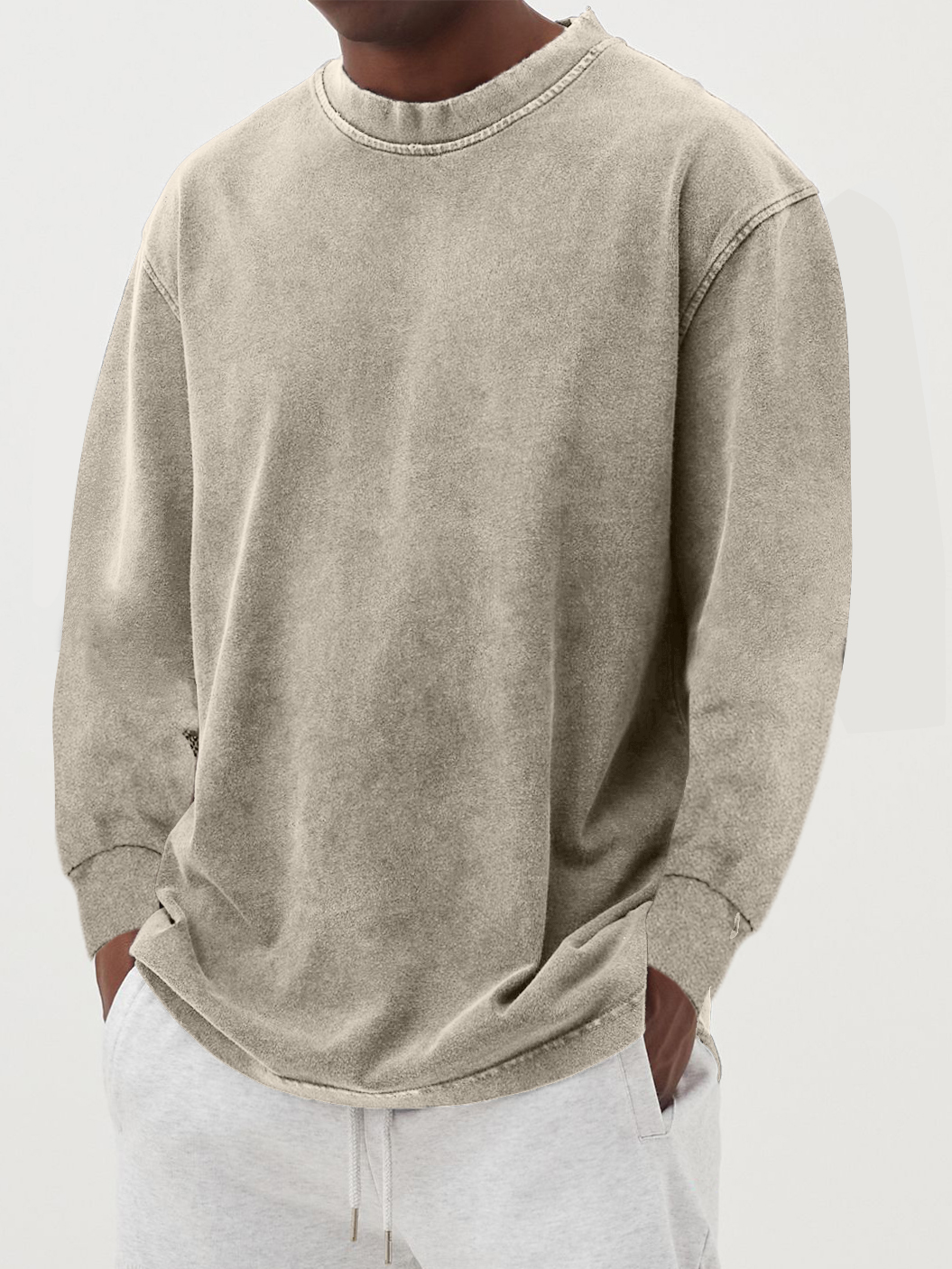 Finn | Men's Long Sleeve Sweater Shirt - Casual to Street Style