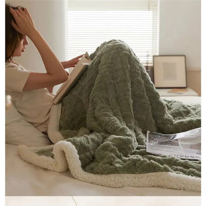 ArcticWarm | Thick Wool Winter Blanket – Heavyweight, Cozy & Ultra-Soft