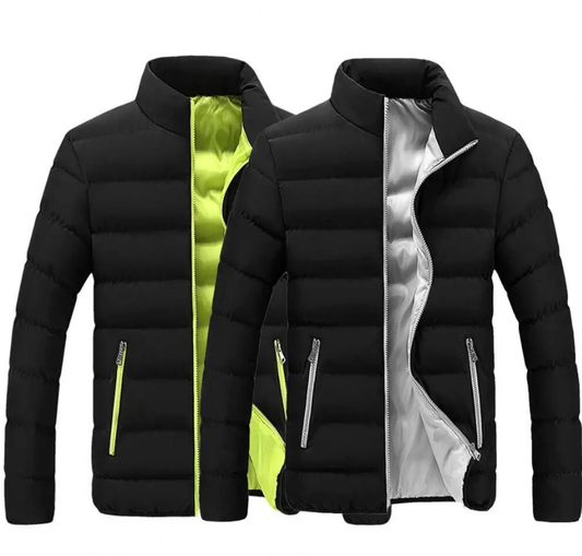 Chris | Men's Warm Puffer Coat – Insulated, Windproof & Perfect for Winter