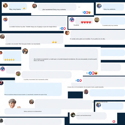 Comentarios de clientes satisfechos con el paño NELVAY