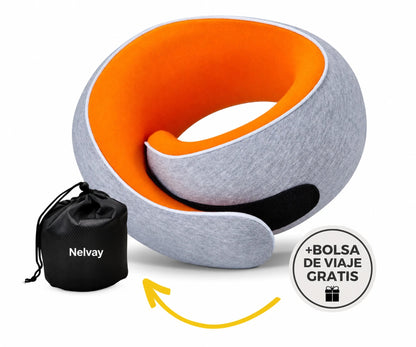 Almohada de viaje NELVAY naranja
