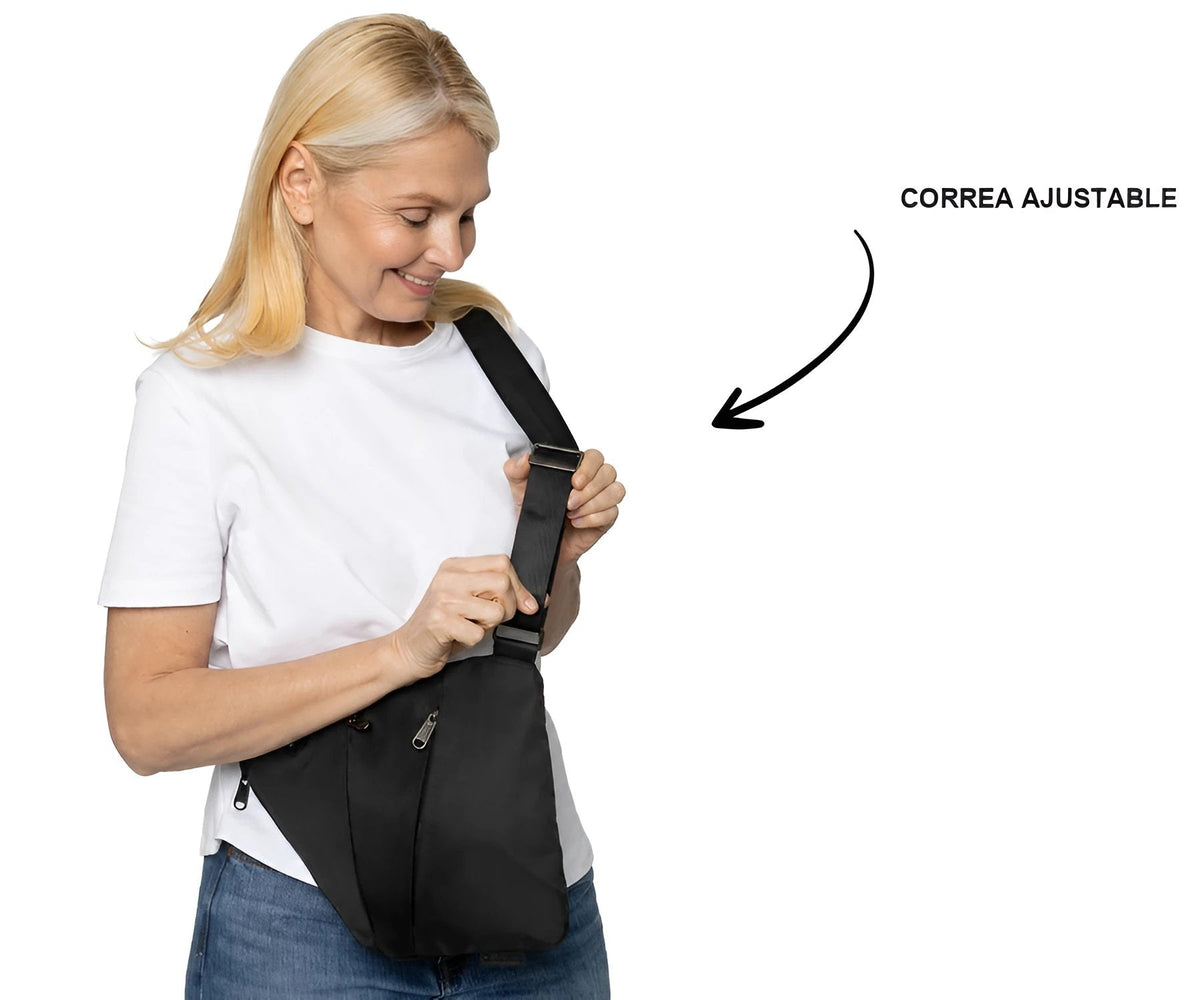 Bolso antirrobo Nelvay negro, imagen 8