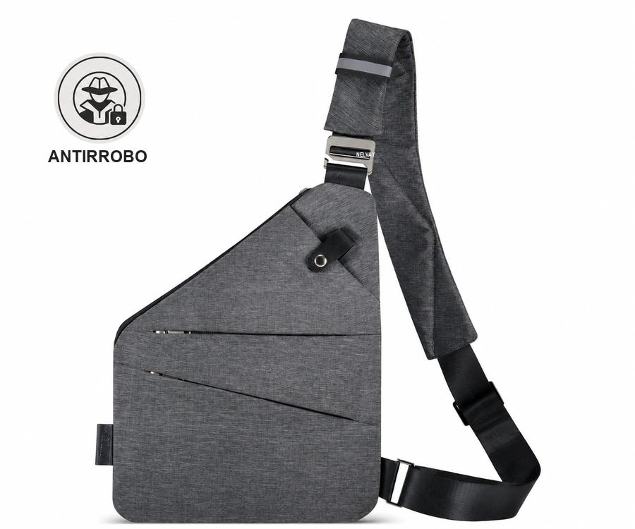 Bolso antirrobo Nelvay color gris