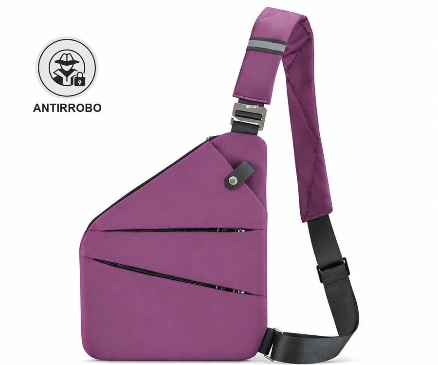 Bolso antirrobo Nelvay color morado
